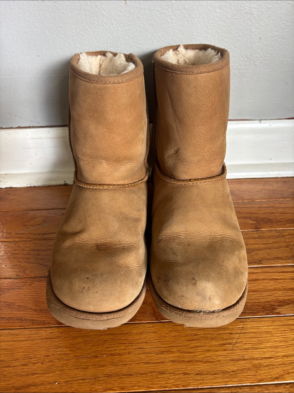UGG Classic Short Shearling Boots in Chestnut